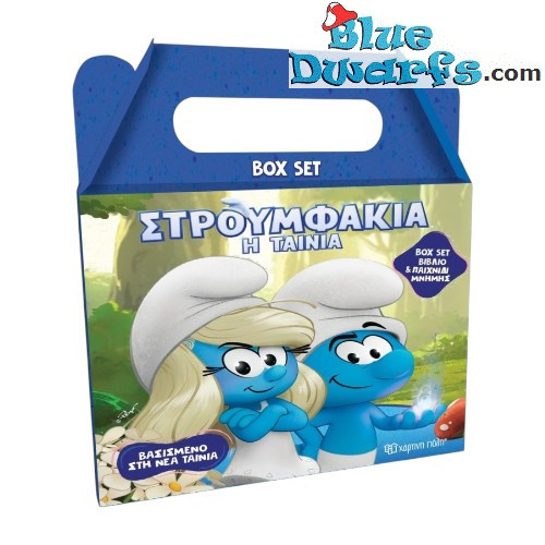 De Smurfen Boek- en Geheugenspel Boxset – ΣΤΡΟΥΜΦΑΚΙΑ – De Smurfen: De Film – 14 x 20 cm