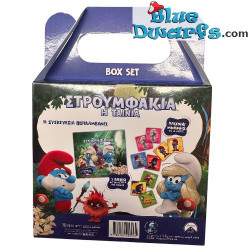The Smurfs Book and Memory Game - Box Set -  ΣΤΡΟΥΜΦΑΚΙΑ - The Smurfs: The Movie - 14 x 20 cm