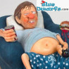 De bankhanger / Couch Potato - Forchino Collectie Beeldje - Parastone - 38x23x20 cm