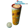 Candela Artistica Van Gogh Girasoli - Collezione Vincent van Gogh - Parastone - 14,5 cm