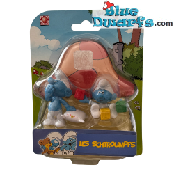 Spielset der Schlümpfe - Jakks Pacific - (+/- 7 cm)