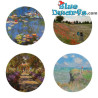 Vier Untersetzer mit berühmten Monet-Gemälden - Claude Monet Kollektion - Parastone - 10 cm