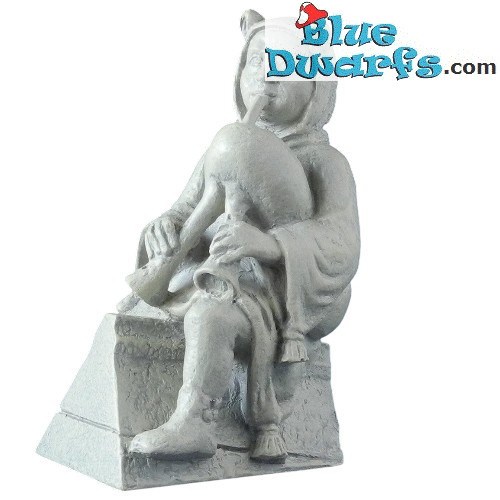 Doedelzakspeler Beeldje – De luchtboogsculpturen van de Sint-Jan – Gotische Kunst – 11 x 11 cm