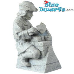 Statue de Maçon – Les sculptures des arcs-boutants de la Cathédrale Saint-Jean – Art Gothique – 11 x 11 cm