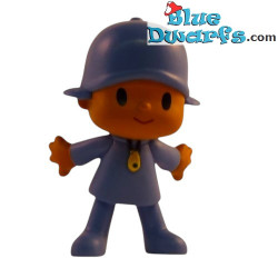 Pocoyo met zijn armen achter zijn rug - Pocoyo Figuur - Comansi - 6 cm