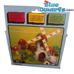 40604: Die Schlümpfe Mondforscher-Spielset - Astronautenschlumpf mit Mondrakete und Zubehör - Schleich - 6 Teile