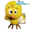 Pequeño Pollito Amarillo - Figura de Gallina Pintadita - Comansi - 4,5 x 5,5 cm