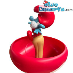Papa Smurf on a Mushroom – Popcorn Bucket – Red – Smurfs: The Movie 2025 – 26 cm