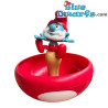 Grande Puffo su un Fungo – Secchiello per Popcorn – Rosso – I Puffi: Il Film 2025 – 26 cm