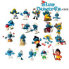 20 smurfen Speelset - Zeer goede staat - Schleich & Bully - 5,5cm - Schleich - 5,5cm