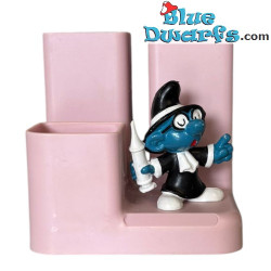 20016: Judge Smurf penholder - Schleich - 5,5 cm