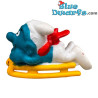 40201: Rennrodler Schlumpf - Peyo - 3 cm