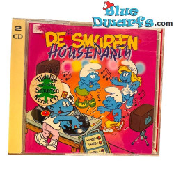 De Smurfen House Party - Schlumpf-CD - Niederländische Sprache - Vintage-Artikel (nicht neu)