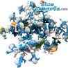 10 x Willekeurig Geselecteerde Smurfenfiguurtjes – Albert Supermarkt – Mini – 4 cm – 2014