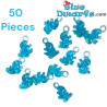 50 x Ciondoli Puffo Sonnambulo – Blu Trasparente – 2 cm