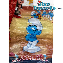 Brainy Smurf - Thai Smurf Musical Banner – Unique Piece – Polyester – 2016 – 160 x 60 cm