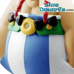 Obélix enfadado y con las manos en los bolsillos - Asterix y Obelix figura - Plastoy - 9 cm