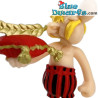 Astérix aux Jeux Olympiques avec coussin et plume d'or - figurine Asterix et Obelix - Plastoy - 8cm