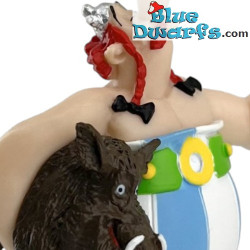 Obelix mit Schwein - Asterix und Obelix Spielfigur - Plastoy - 6cm