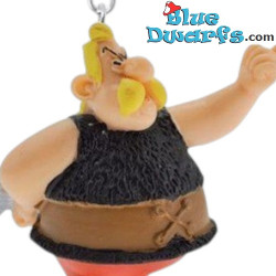 Sleutelhanger Kostunrix van Asterix en Obelix Plastoy (+/- 7 cm)