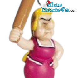 Keyring Gutemine Asterix und Obelix Figur Plastoy (+/- 6-10 cm)
