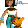 Queen Cleopatra with her panther - figurine: Asterix Obelix Plastoy (+/- 7 cm)