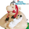 Obelix met hondje Idefix -  Asterix en Obelix Plastoy - 8 cm