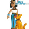 Cleopatra con la sua pantera - Portachiavi - Asterix e Obelix figurina -  Plastoy - 8cm