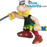 Asterix mit Schwert - Schlüsselring - Asterix und Obelix Figur Plastoy - 5cm