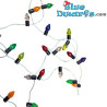 Feestverlichting Gouden Touw - Smurfen Decoratie Product - Smurf Niet Inbegrepen - 100cm