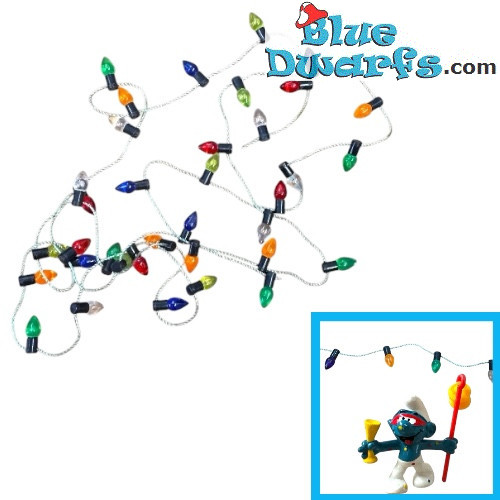 Feestverlichting Gouden Touw - Smurfen Decoratie Product - Smurf Niet Inbegrepen - 100cm