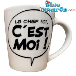 Astérix et Obélix – Mug en porcelaine – « Le chef ici, c’est moi » – Konitz – 0,38 L