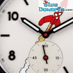 Horloge murale Tintin – Objectif Lune – Acier argenté – Tintinimaginatio – 35 cm