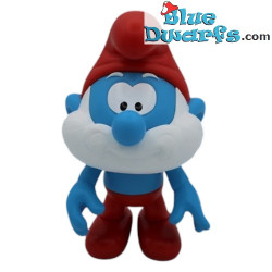 Grote Smurf – Vinyl Global Smurfday figuur – met beweegbaar hoofd en armpjes – 20 cm