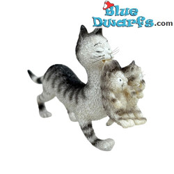 Mamma e i suoi gattini - Statuetta Gatto Dubout - Parastone - 9x18 cm