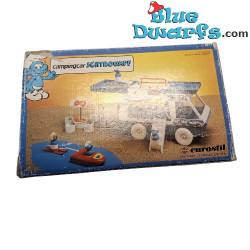 Smurfs Vintage Camper – with Box – Incomplete – Eurostil – 1983 – 29 cm