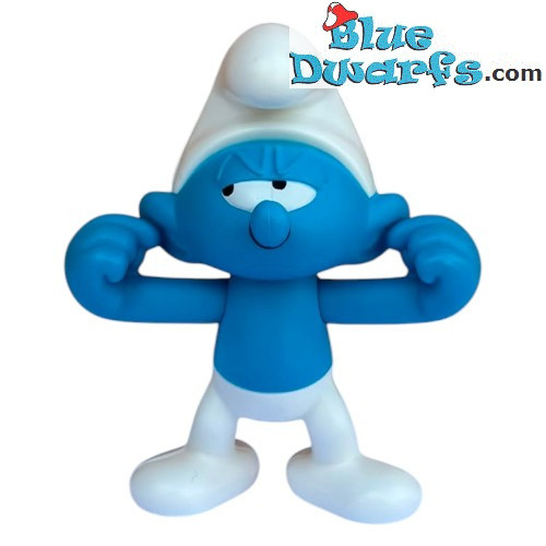 Mopper Smurf - Mc Donalds figuurtje (2018 / +/- 7 cm)