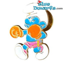 Bokser Smurf - Metalen speldje - Peyo 1993 IMPS Brussels - 2,5 cm