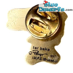 Papa Boulanger Schtroumpf - Broche en métal - 1992 - Ter Beke - 2,5 cm