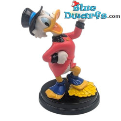 Scrooge McDuck Coin-operated – Disney Figurine on Pedestal – De Agostini – 13 cm
