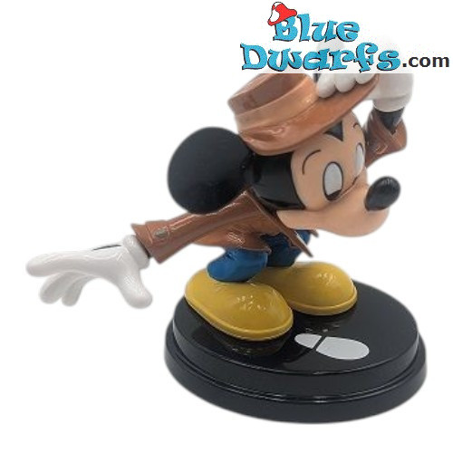 Mickey Mouse as a Detective – Disney Figurine on Pedestal – De Agostini – 10 cm