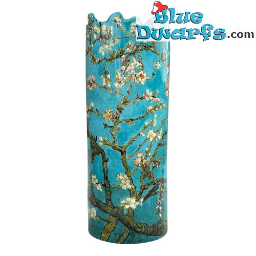 Almond Tree in Blossom Ceramic Vase - Vincent van Gogh - Vases Collection - Parastone - 23 x 9 cm