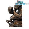 Affe mit Schädel – Sammlerstatue von Hugo Rheinhold – Pocket Art – Parastone – 10 cm