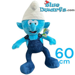 Knutselsmurf - Smurfen knuffel - 60 cm