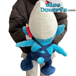 Bricoleur Schtroumpf - Jouet en peluche schtroumpf - 60 cm