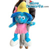 Schtroumpfette Bouton d'or - Jouet en peluche schtroumpf - 80 cm
