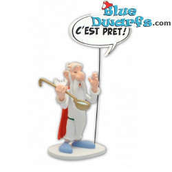 Set di 6 statuette in resina di Asterix & Obelix con fumetti – Lingua francese – Plastoy – 15 cm