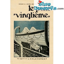 Le Petit Vingtième - Le Lotus bleu N° 46 - Affiche Tintin - Tintinimaginatio - 40 x 60 cm
