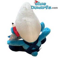 Puffo Meccanico - Puffi Peluche - 32 cm