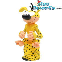 Marsupilami springt auf seinem Schwanz - Marsupilami Spardose - Plastoy - 15 cm